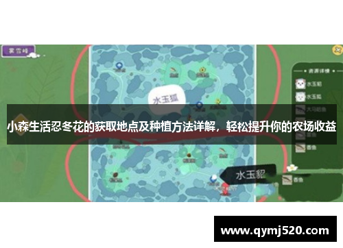 小森生活忍冬花的获取地点及种植方法详解，轻松提升你的农场收益